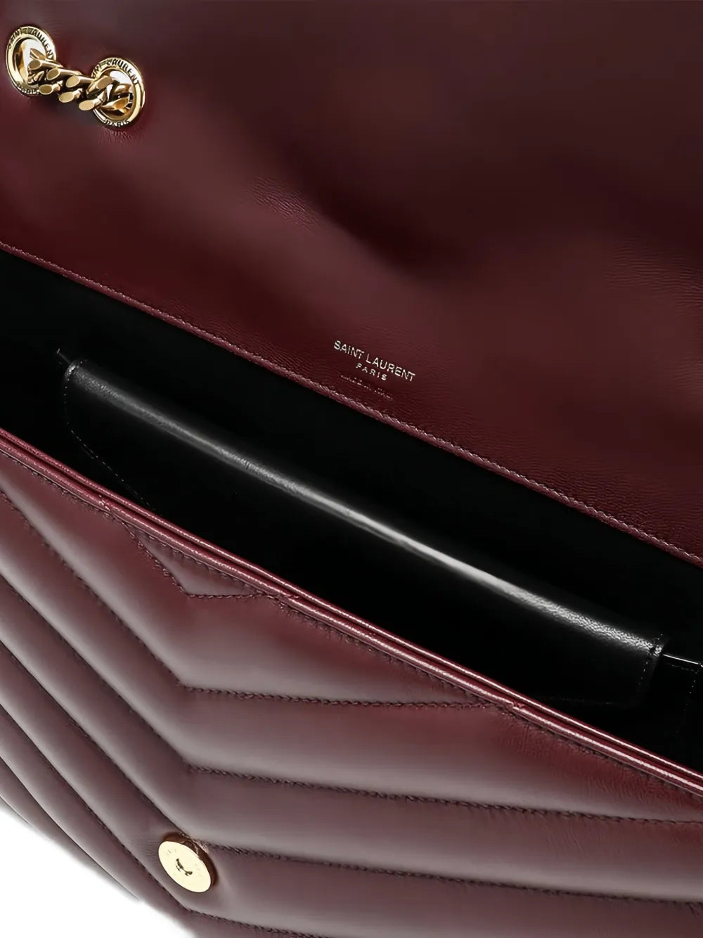Saint Laurent Large Loulou Quilted Shoulder Bag — Same as shown — Size One Size — Detail View