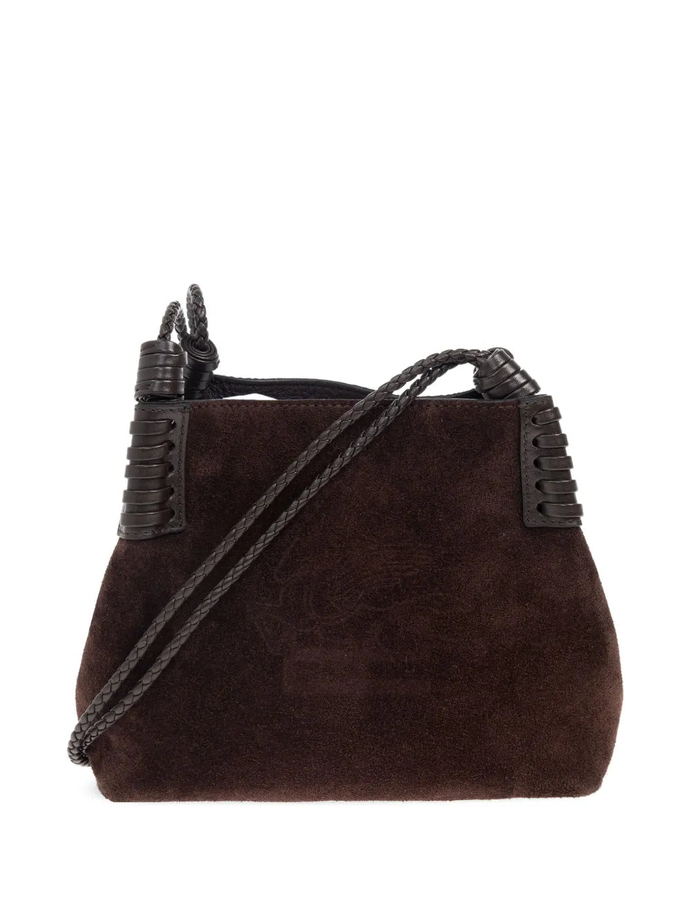 Etro Suede Shoulder Bag — Same as shown — Size One Size — Front View