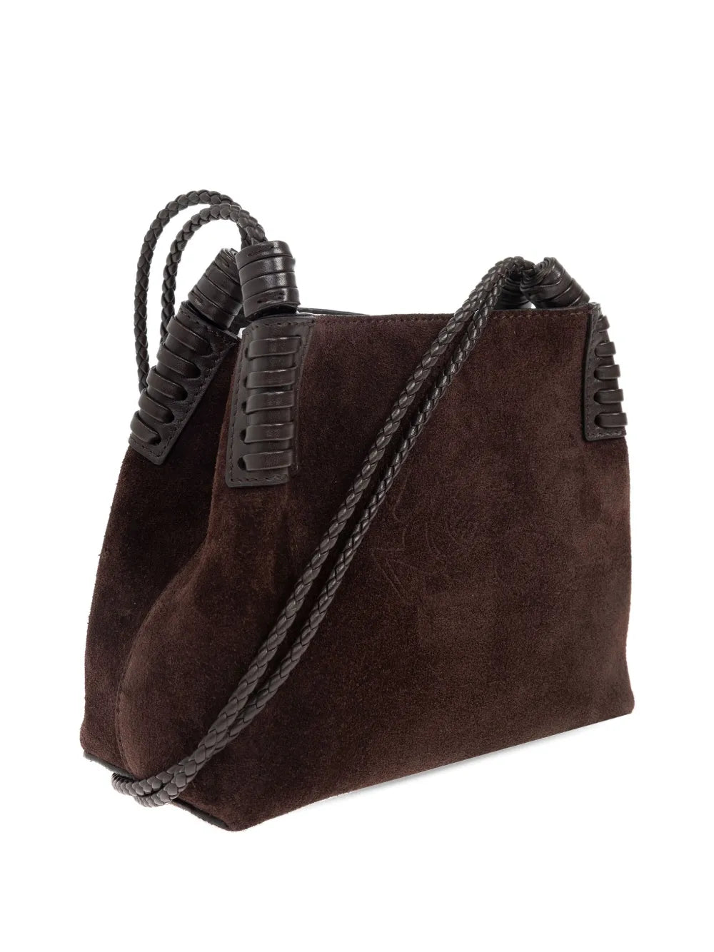 Etro Suede Shoulder Bag — Same as shown — Size One Size — Back View