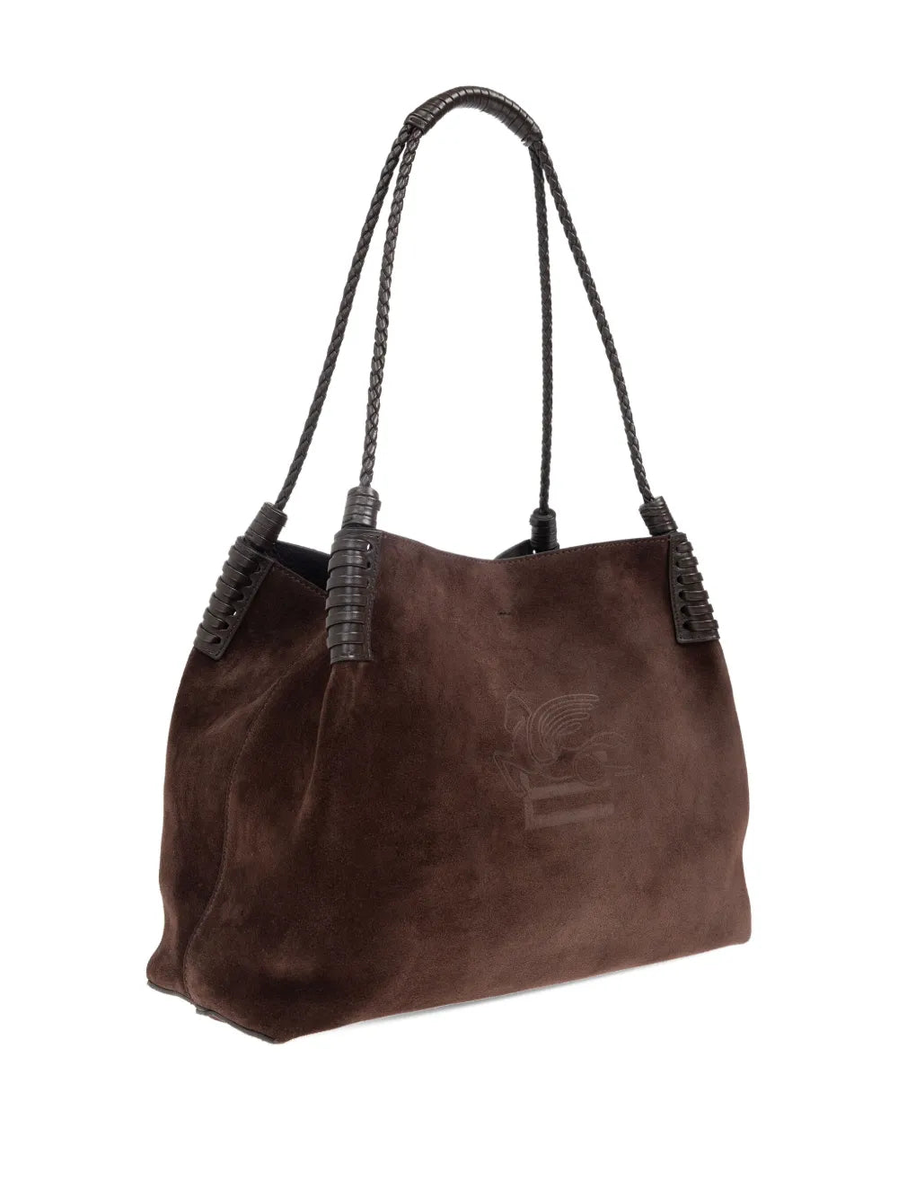 Etro Suede Shoulder Bag — Same as shown — Size One Size — Top View
