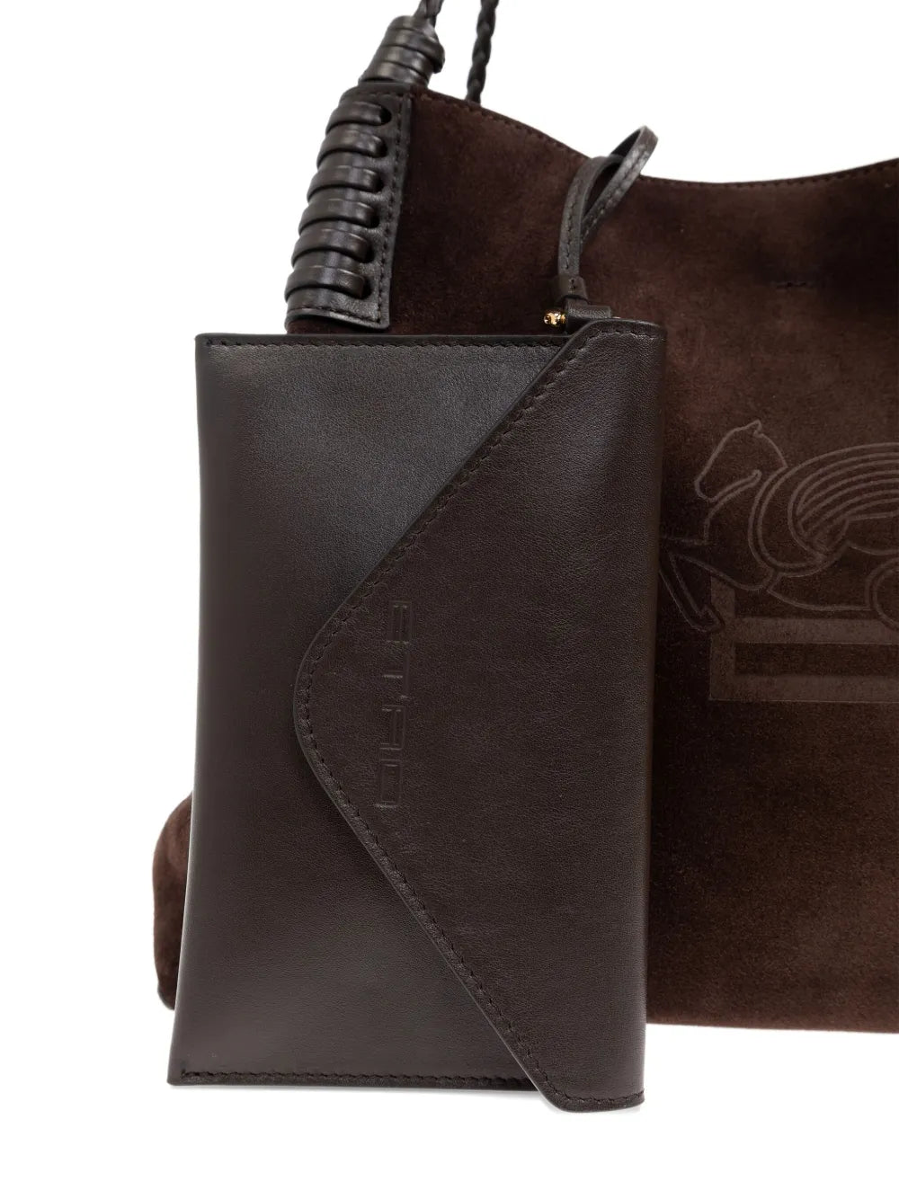 Etro Suede Shoulder Bag — Same as shown — Size One Size — Detail View
