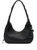 Ganni Hobo Medium Laces Shoulder Bag — Same as shown — Size One Size — Front View