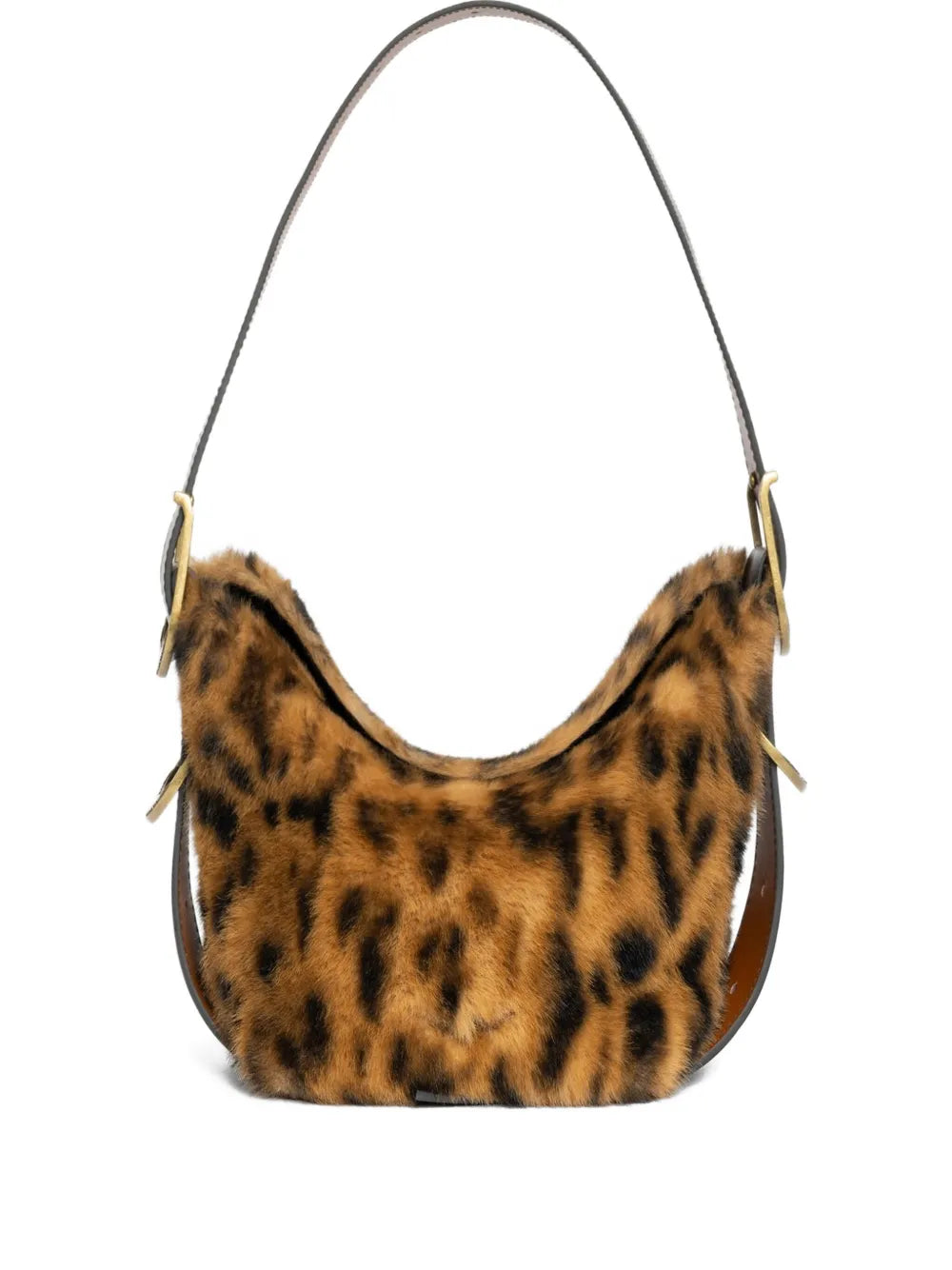 Zadigvoltaire Leopard Print Shoulder Bag — Same as shown — Size One Size — Front View