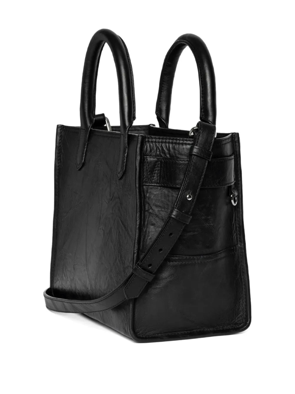Zadigvoltaire Wings Leather Shoulder Bag — Same as shown — Size One Size — Top View