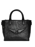 Zadigvoltaire Wings Leather Shoulder Bag — Same as shown — Size One Size — Front View