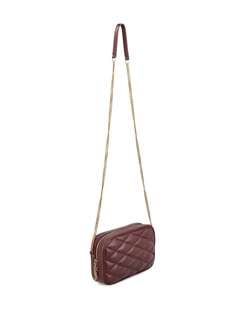 Saint Laurent Quilted Leather Shoulder Bag — Same as shown — Size One Size — Back View
