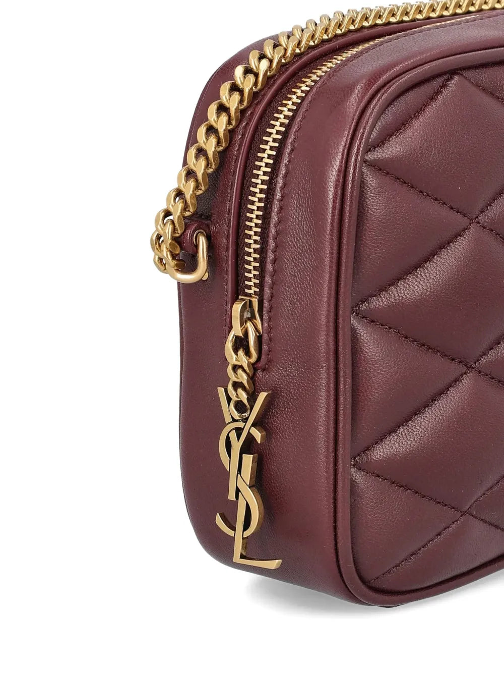 Saint Laurent Quilted Leather Shoulder Bag — Same as shown — Size One Size — Top View