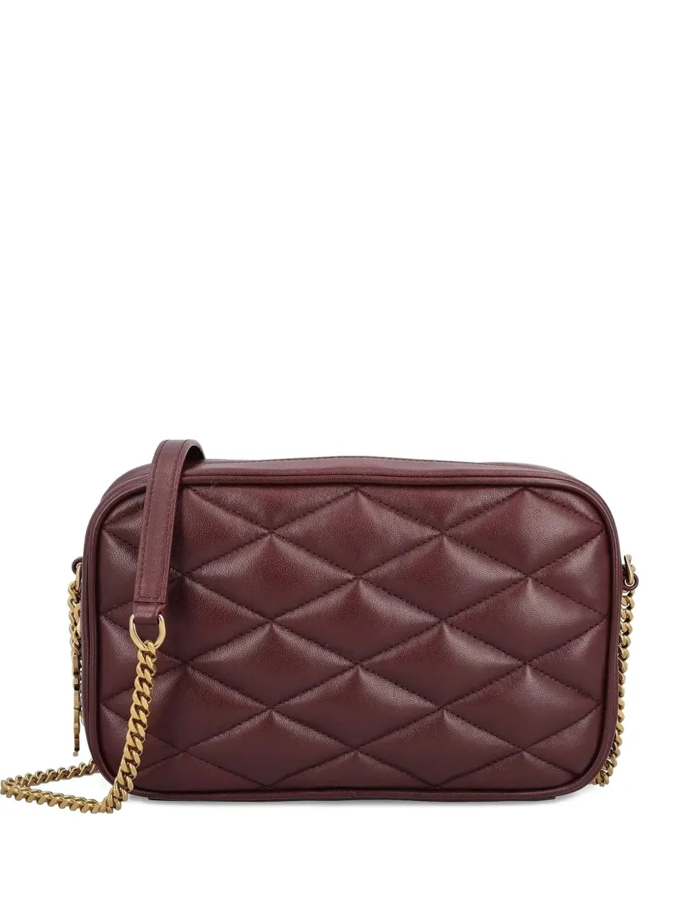 Saint Laurent Quilted Leather Shoulder Bag — Same as shown — Size One Size — Front View