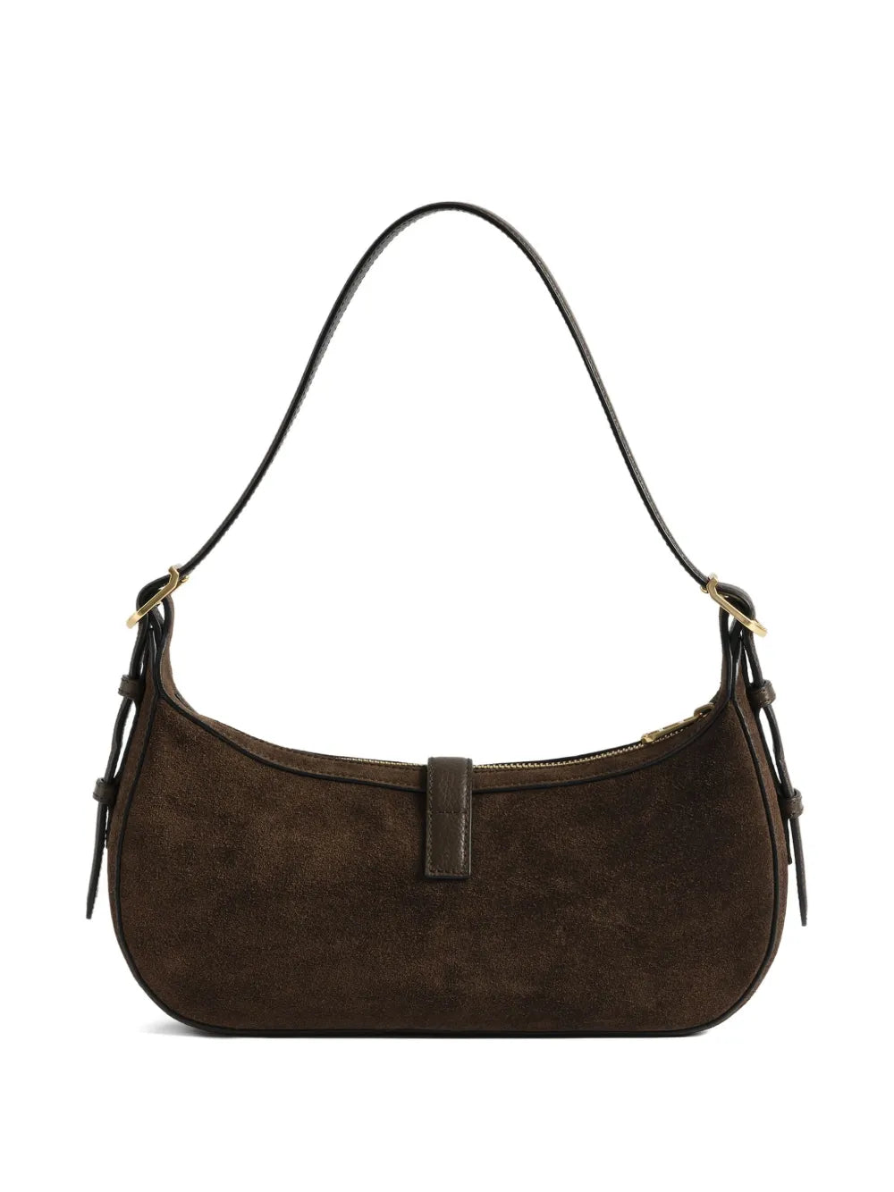Zadigvoltaire Moonrise Suede Shoulder Bag — Same as shown — Size One Size — Back View