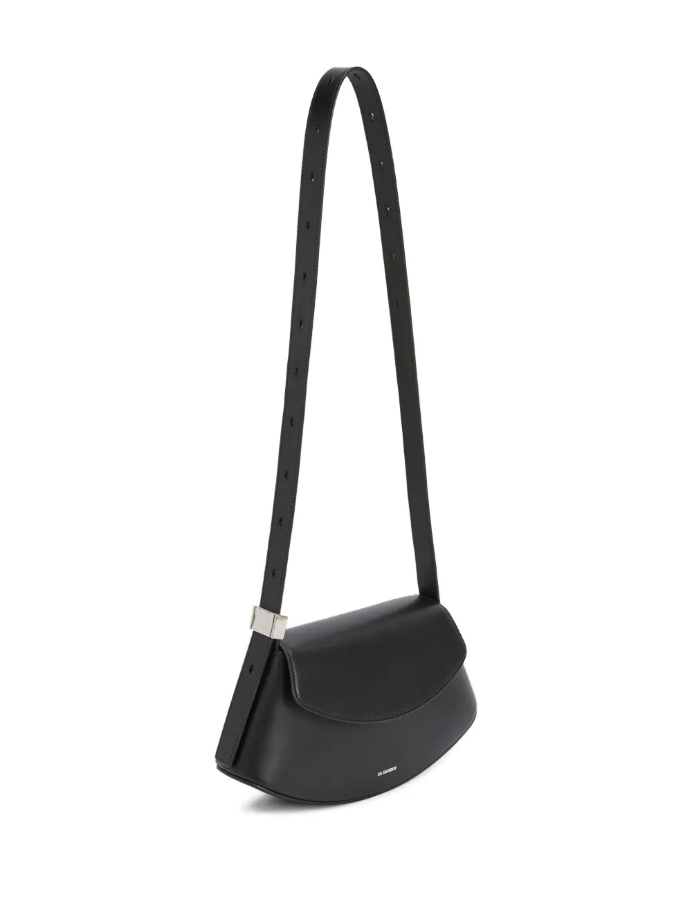 Jil Sander Small Eldorado Leather Shoulder Bag — Same as shown — Size One Size — Side View