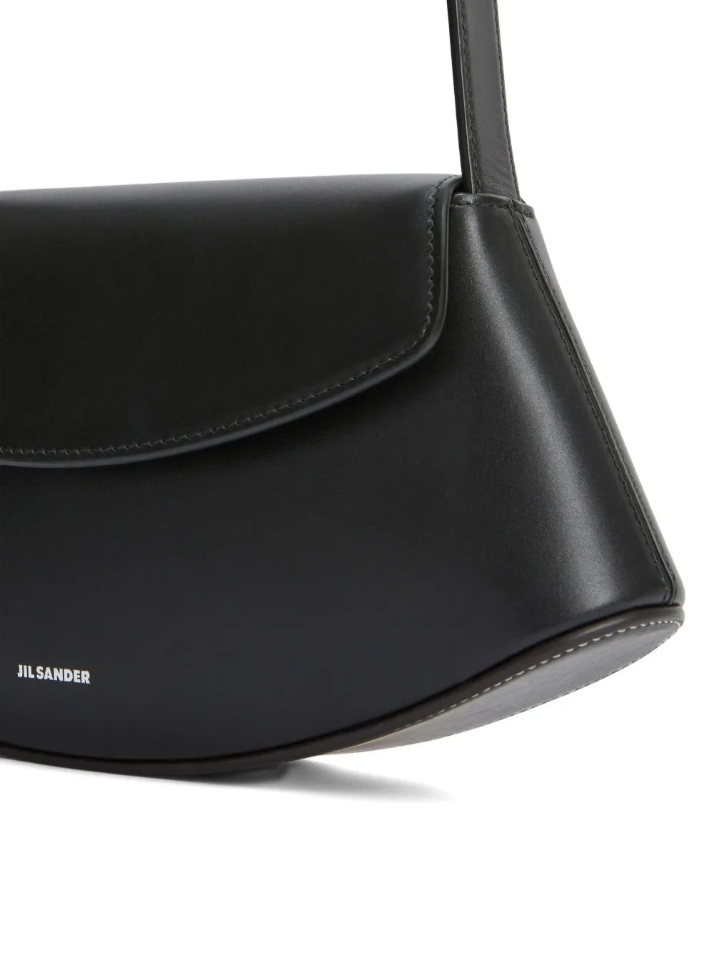 Jil Sander Small Eldorado Leather Shoulder Bag — Same as shown — Size One Size — Back View