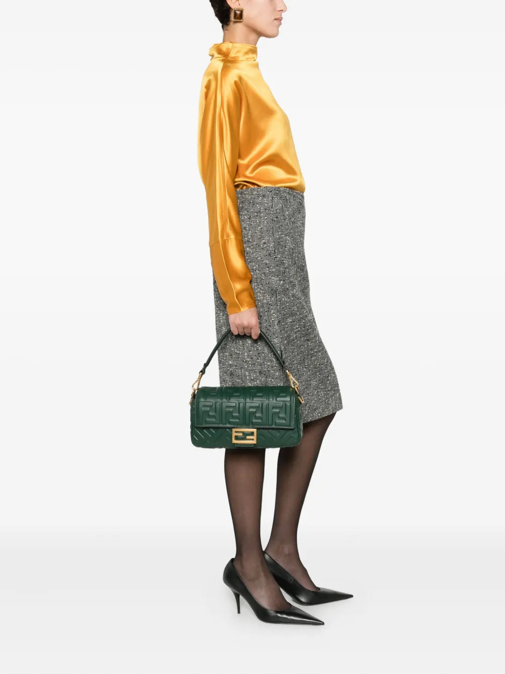 Fendi Baguette Shoulder Bag — Same as shown — Size One Size — Side View