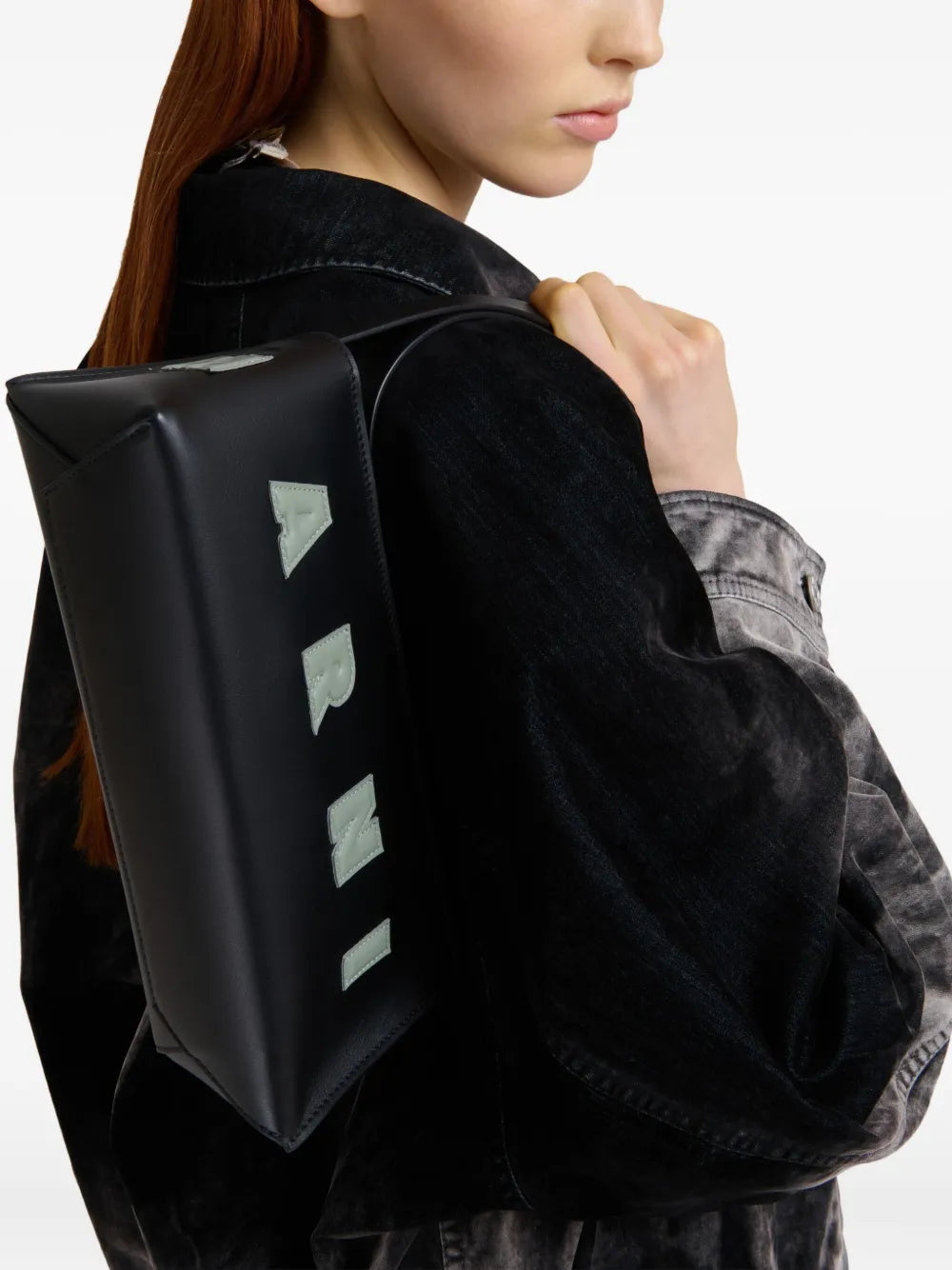Marni Logo Applique Shoulder Bag — Same as shown — Size One Size — Side View