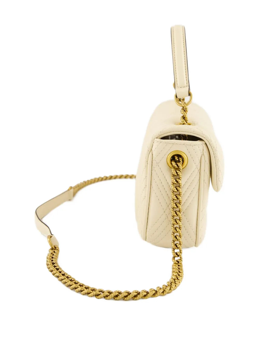 Valentino Garavani Quiltie 67 Leather Shoulder Bag — Same as shown — Size One Size — Detail View