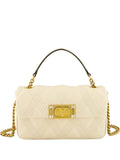 Valentino Garavani Quiltie 67 Leather Shoulder Bag — Same as shown — Size One Size — Front View