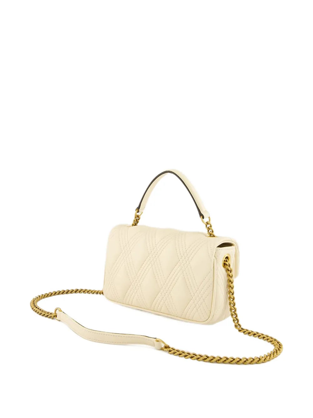 Valentino Garavani Quiltie 67 Leather Shoulder Bag — Same as shown — Size One Size — Back View