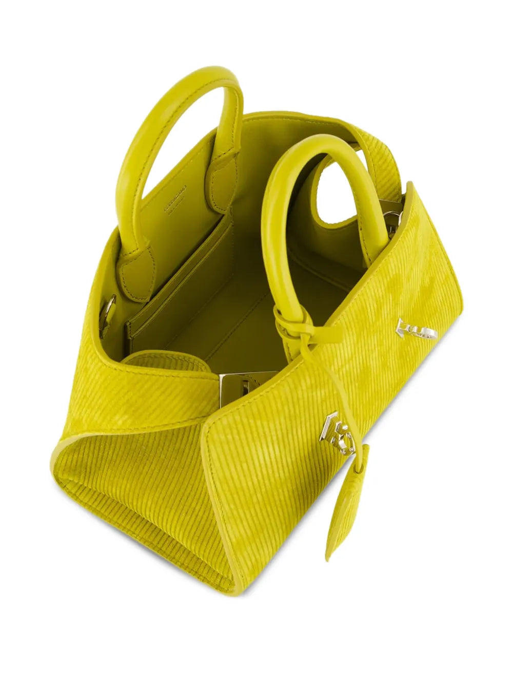 Ferragamo Corduroy Mini Shoulder Bag — Same as shown — Size One Size — Side View