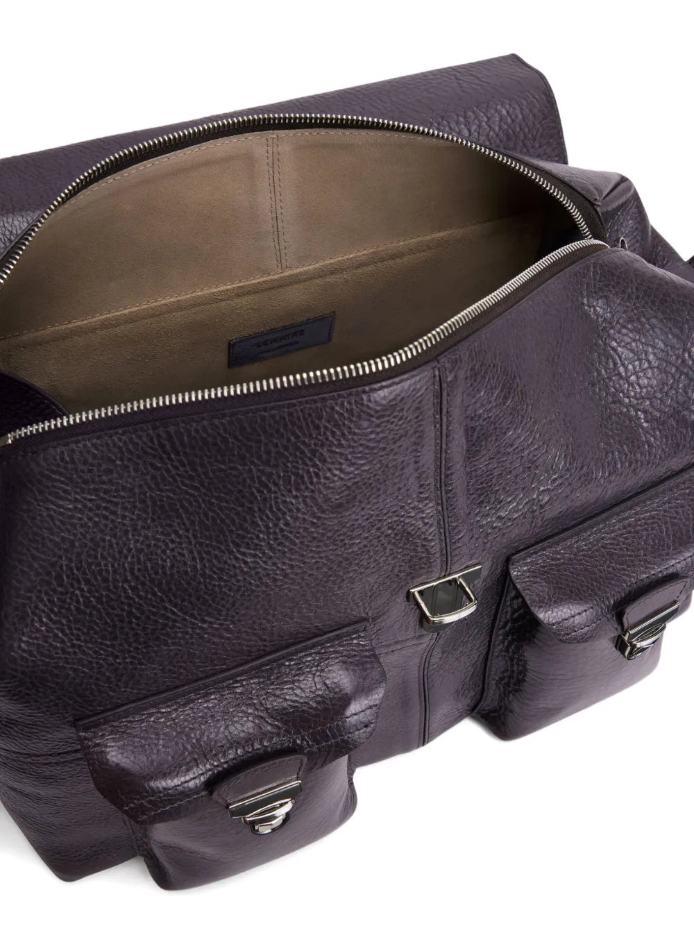 Lemaire Week End Gear Leather Shoulder Bag — Same as shown — Size One Size — Detail View