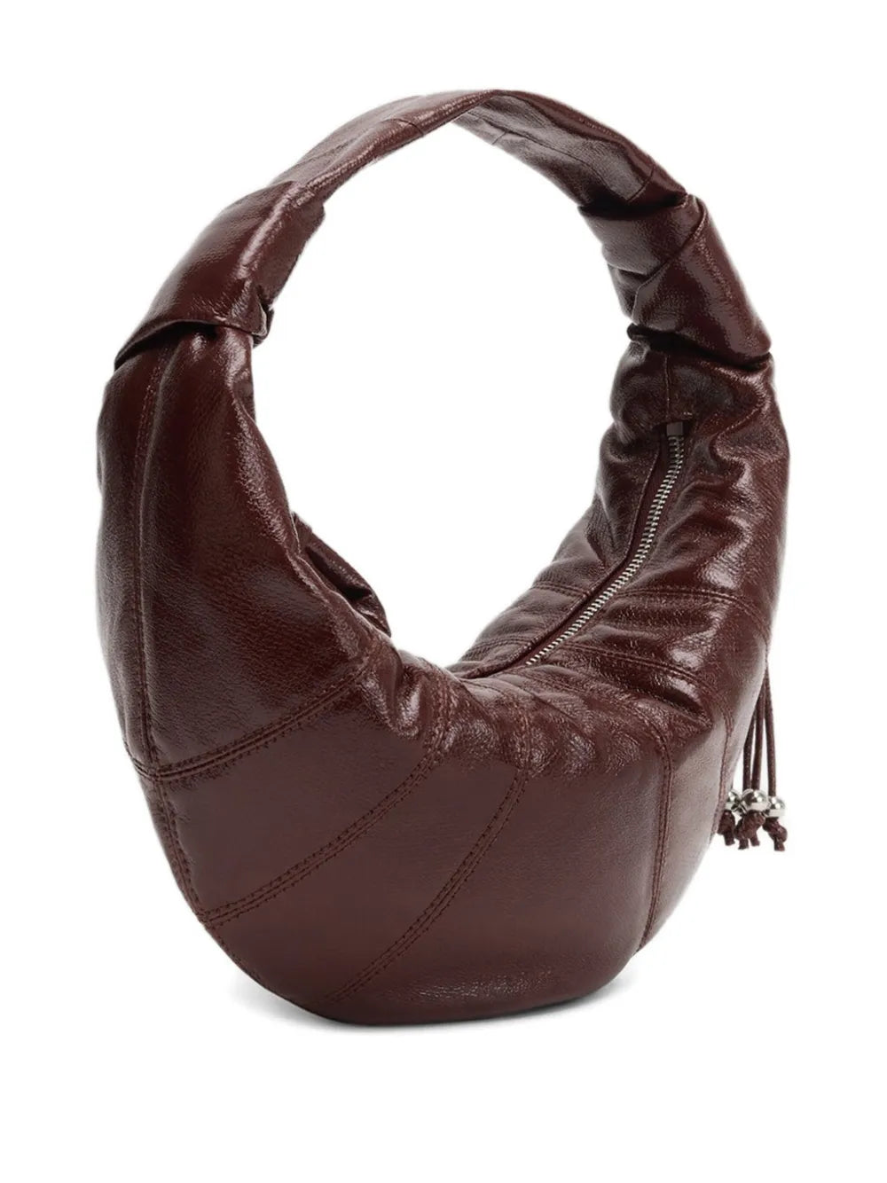 Lemaire Mini Fortune Croissant Knotted Half Moon Shoulder Bag — Same as shown — Size One Size — Back View