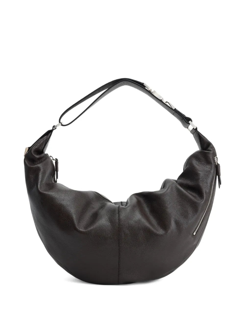 Lemaire Quiver Curved Zip Shoulder Bag — Same as shown — Size One Size — Back View