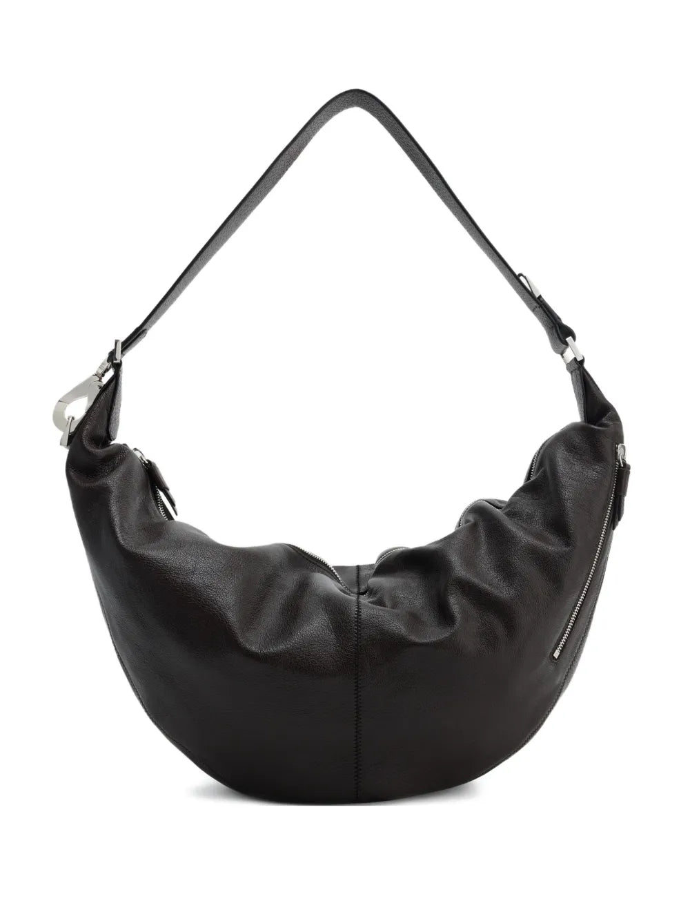 Lemaire Quiver Curved Zip Shoulder Bag — Same as shown — Size One Size — Front View