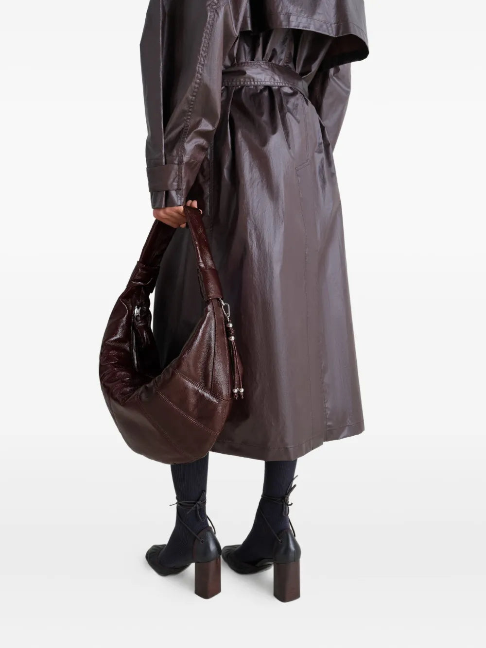 Lemaire Fortune Croissant Shoulder Bag — Same as shown — Size One Size — Side View