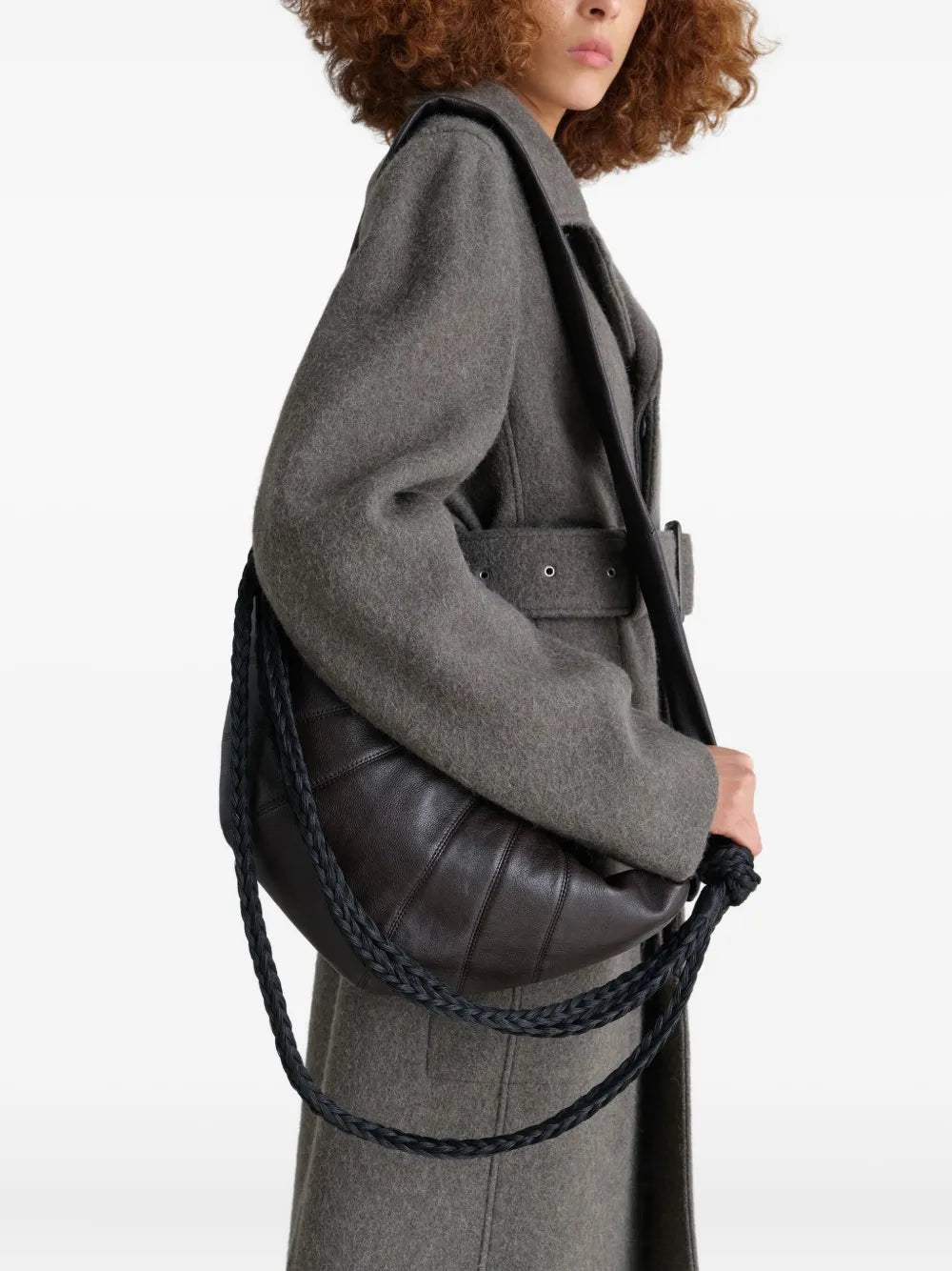 Lemaire Medium Croissant Shoulder Bag — Same as shown — Size One Size — Side View