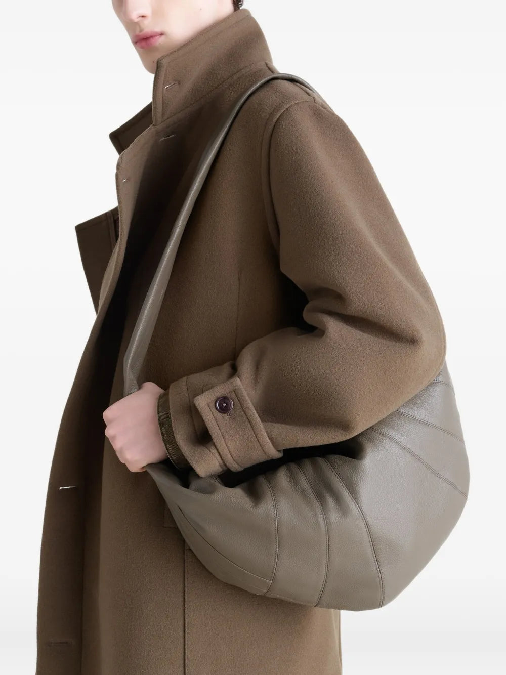 Lemaire Large Croissant Shoulder Bag — Same as shown — Size One Size — Front View