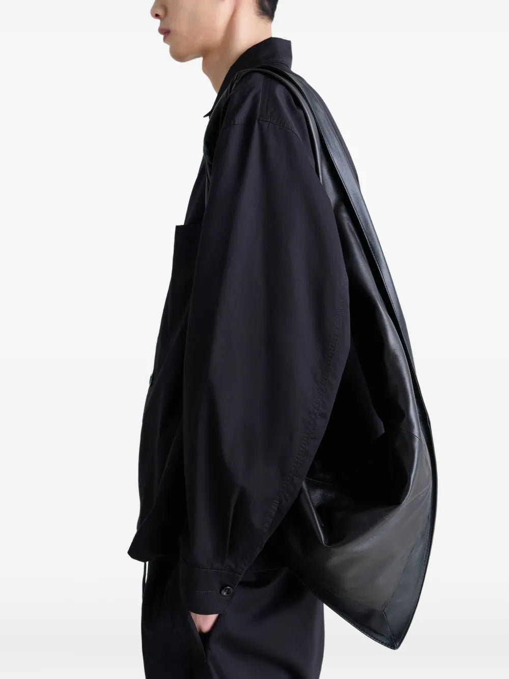 Lemaire Scarf Twisted Strap Shoulder Bag — Same as shown — Size One Size — Back View