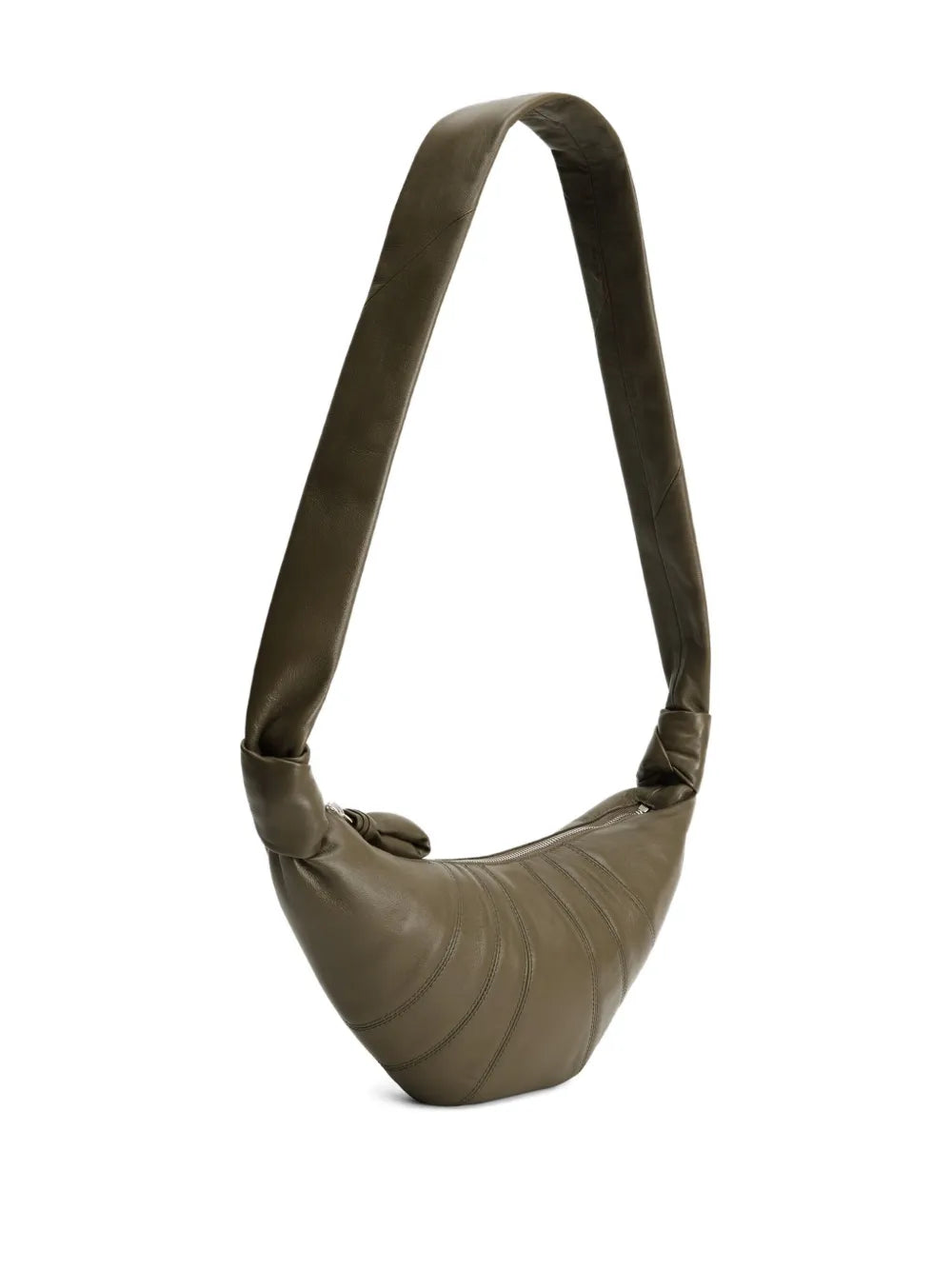 Lemaire Small Croissant Panelled Shoulder Bag — Same as shown — Size One Size — Top View