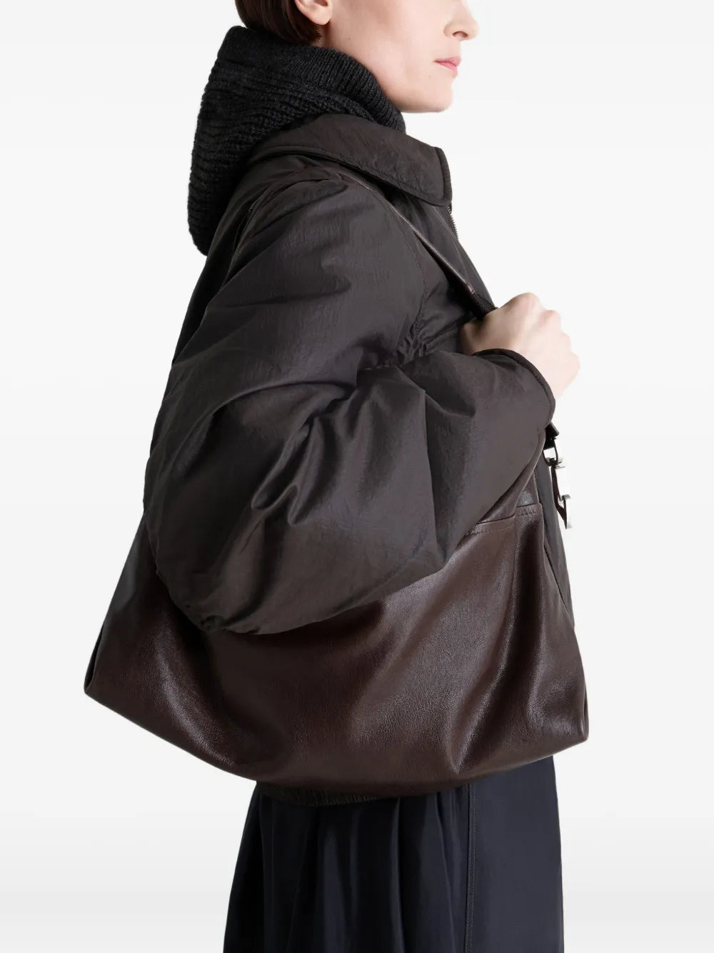 Lemaire Berlingot Hobo Shoulder Bag — Same as shown — Size One Size — Back View