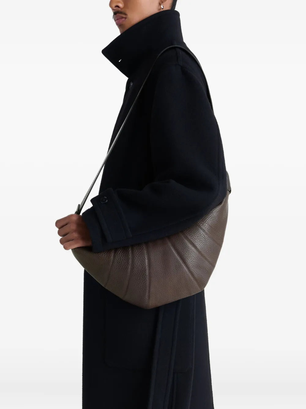 Lemaire Medium Croissant Shoulder Bag — Same as shown — Size One Size — Side View