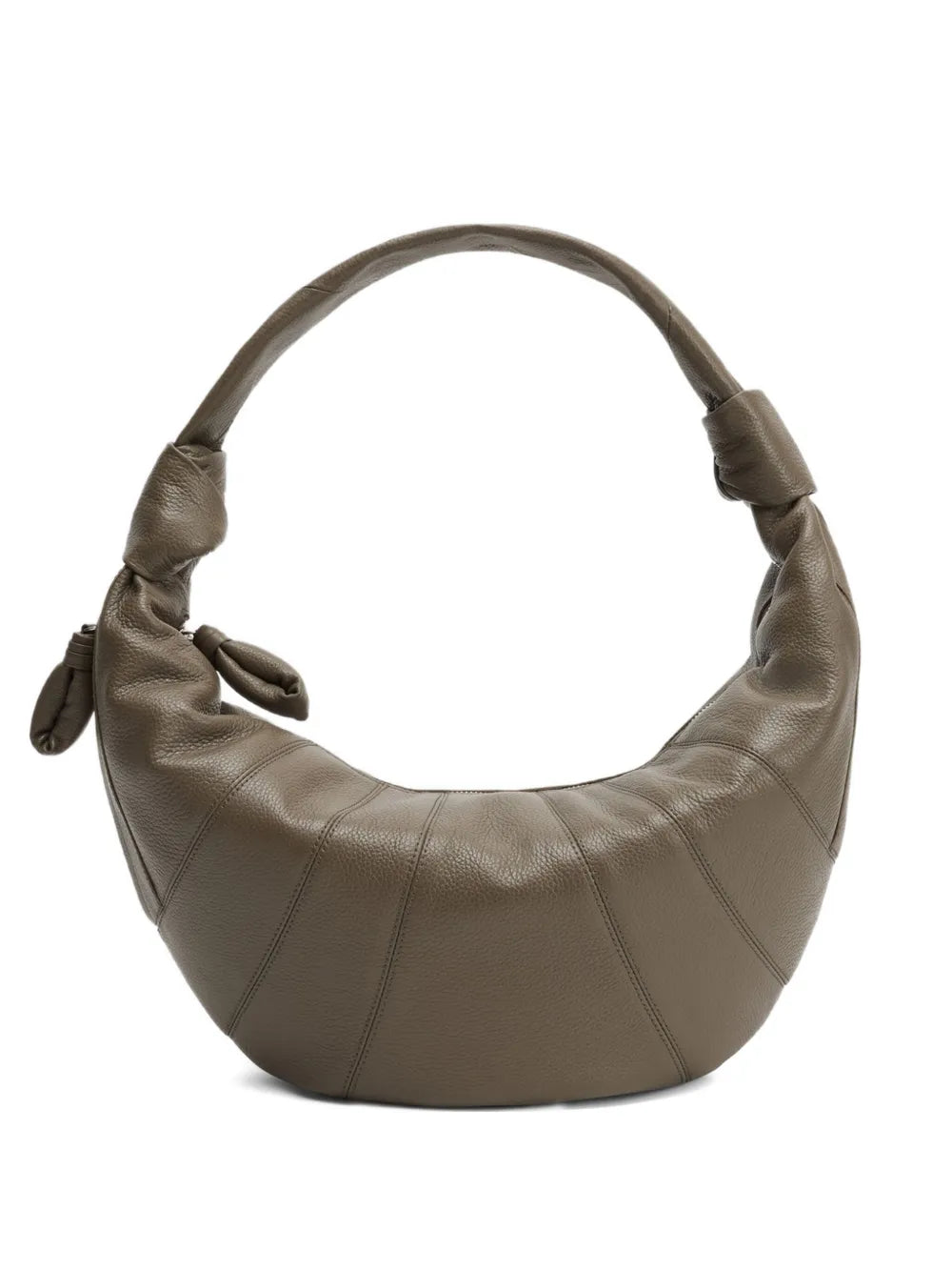 Lemaire Fortune Croissant Knotted Panelled Shoulder Bag — Same as shown — Size One Size — Front View