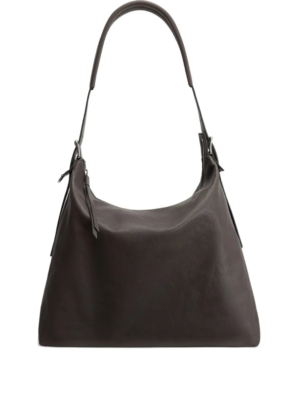 Lemaire Belted Hobo Leather Shoulder Bag — Same as shown — Size One Size — Front View