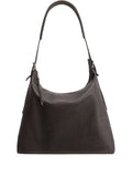 Lemaire Belted Hobo Leather Shoulder Bag — Same as shown — Size One Size — Front View