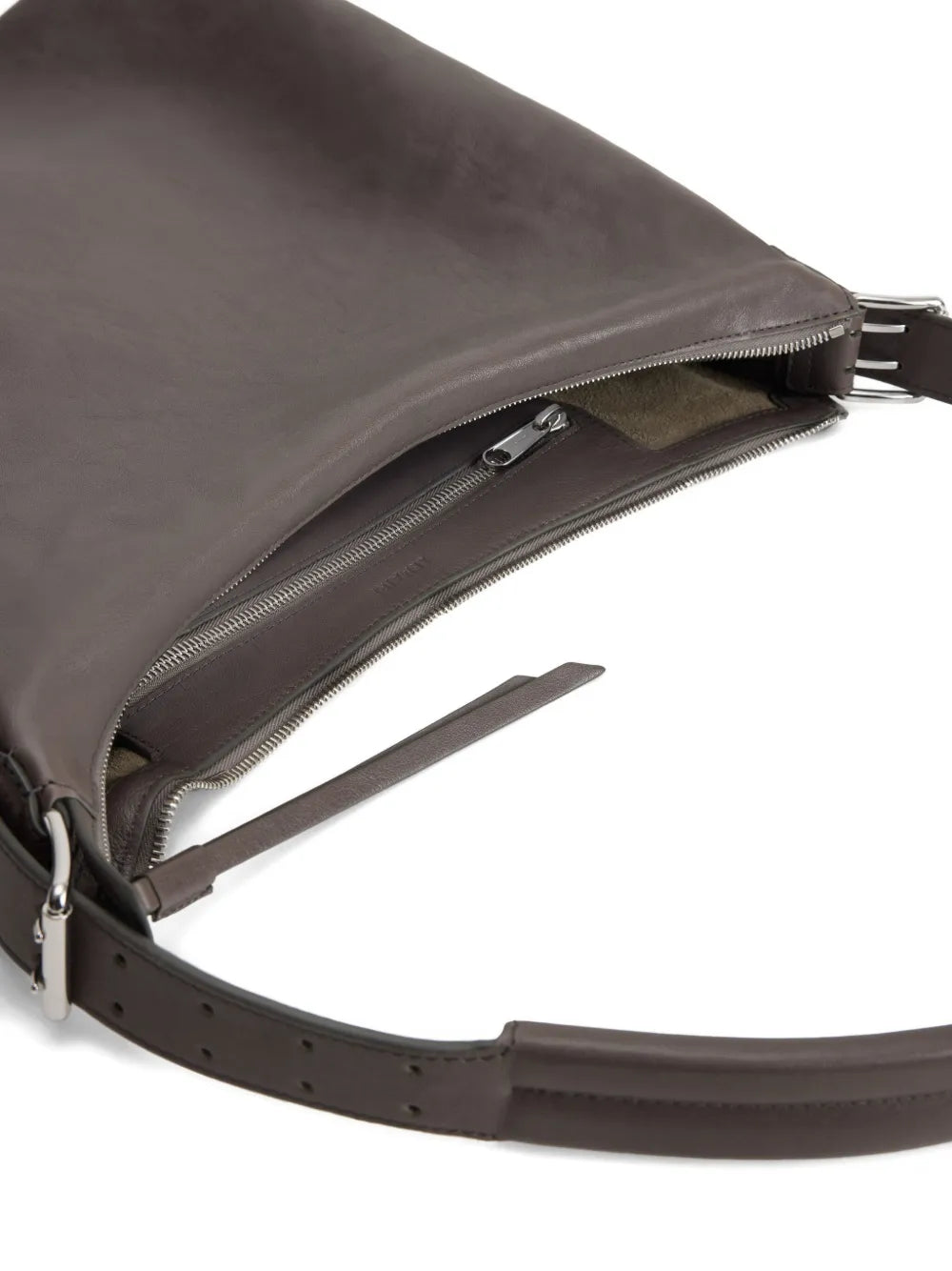 Lemaire Belted Hobo Leather Shoulder Bag — Same as shown — Size One Size — Detail View