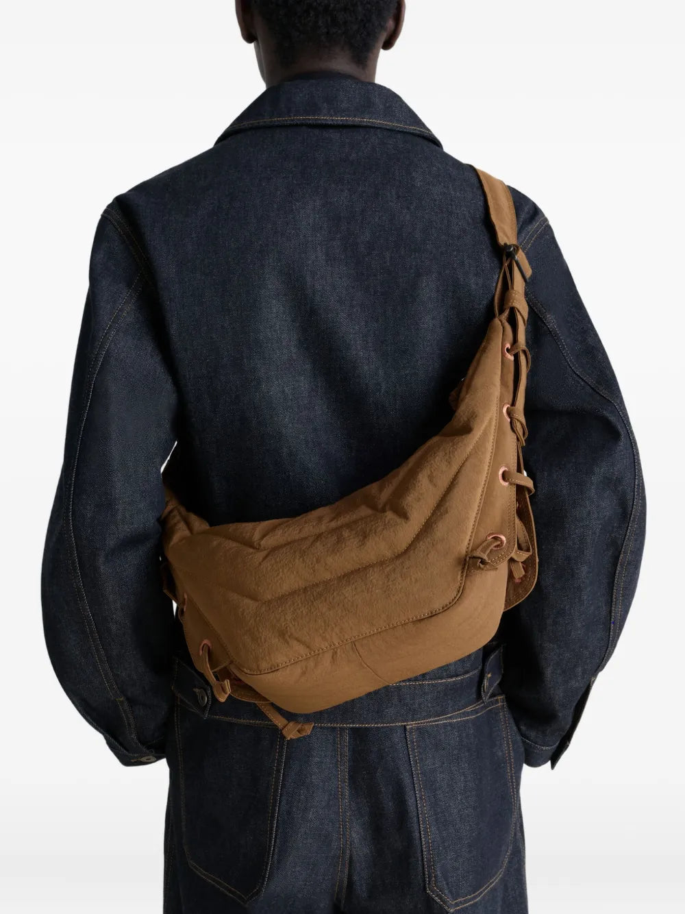 Lemaire Small Soft Game Quilted Shoulder Bag — Same as shown — Size One Size — Back View