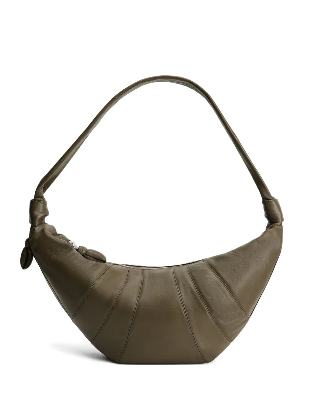 Lemaire Large Croissant Panelled Shoulder Bag — Same as shown — Size One Size — Front View