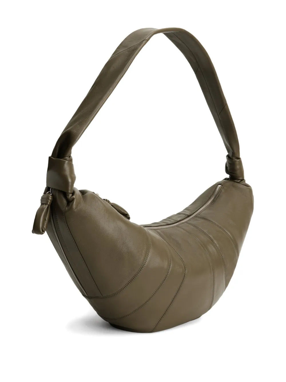 Lemaire Large Croissant Panelled Shoulder Bag — Same as shown — Size One Size — Top View
