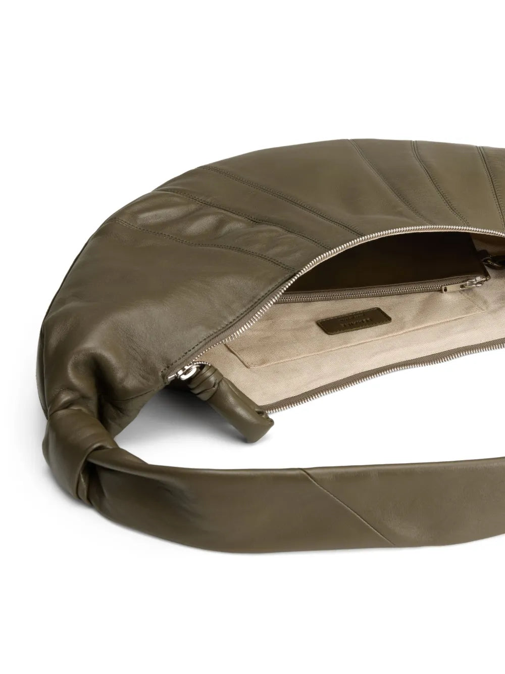 Lemaire Large Croissant Panelled Shoulder Bag — Same as shown — Size One Size — Detail View