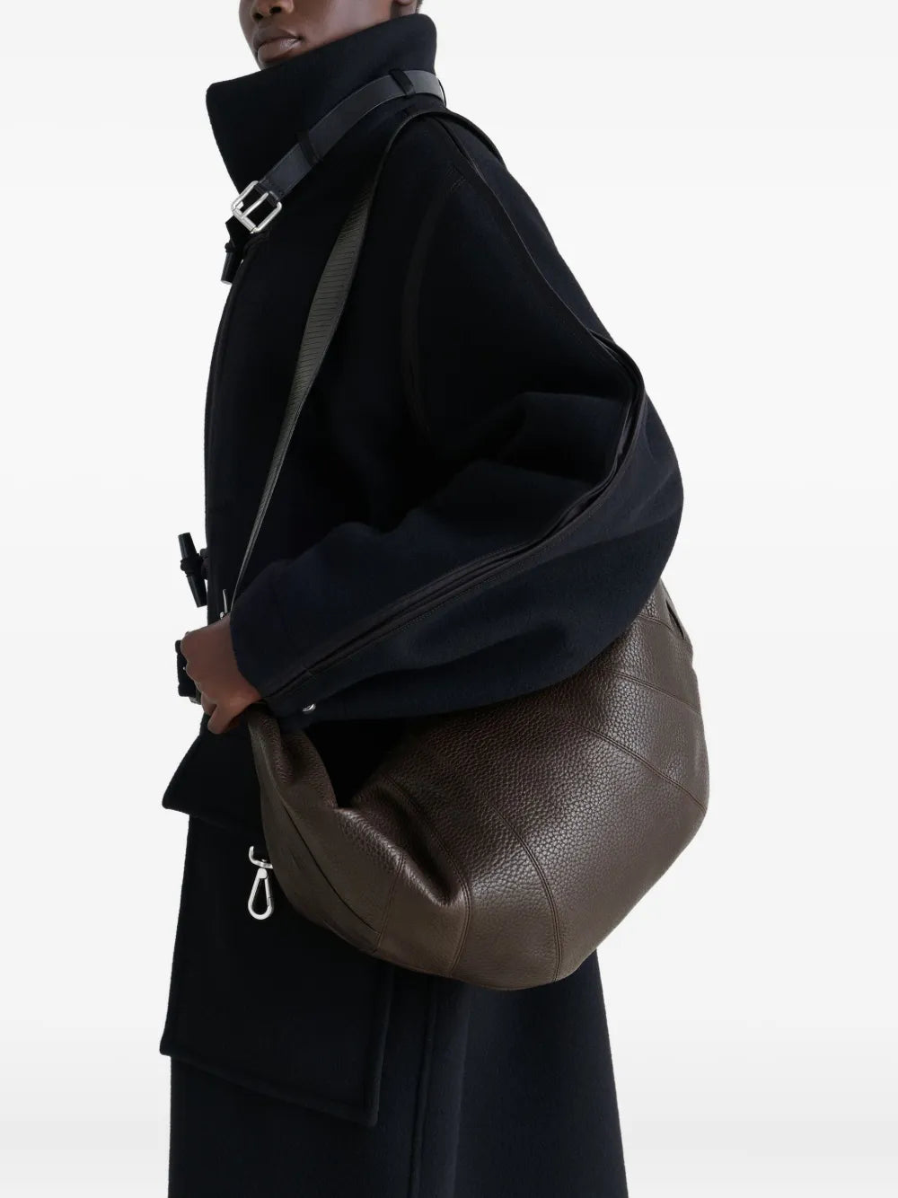 Lemaire Large Croissant Shoulder Bag — Same as shown — Size One Size — Side View