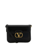 Valentino Garavani Gold Tone Logo Shoulder Bag — Same as shown — Size One Size — Front View