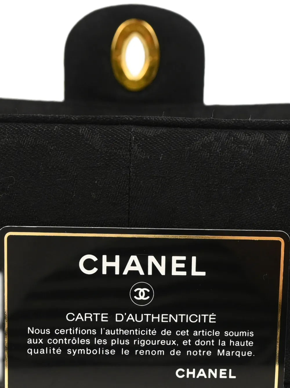 Chanel Pre Owned 1992 Jumbo Mademoiselle Classic Flap Shoulder Bag — Same as shown — Size One Size — Detail View