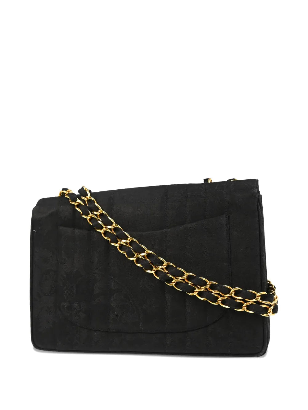 Chanel Pre Owned 1992 Jumbo Mademoiselle Classic Flap Shoulder Bag — Same as shown — Size One Size — Side View