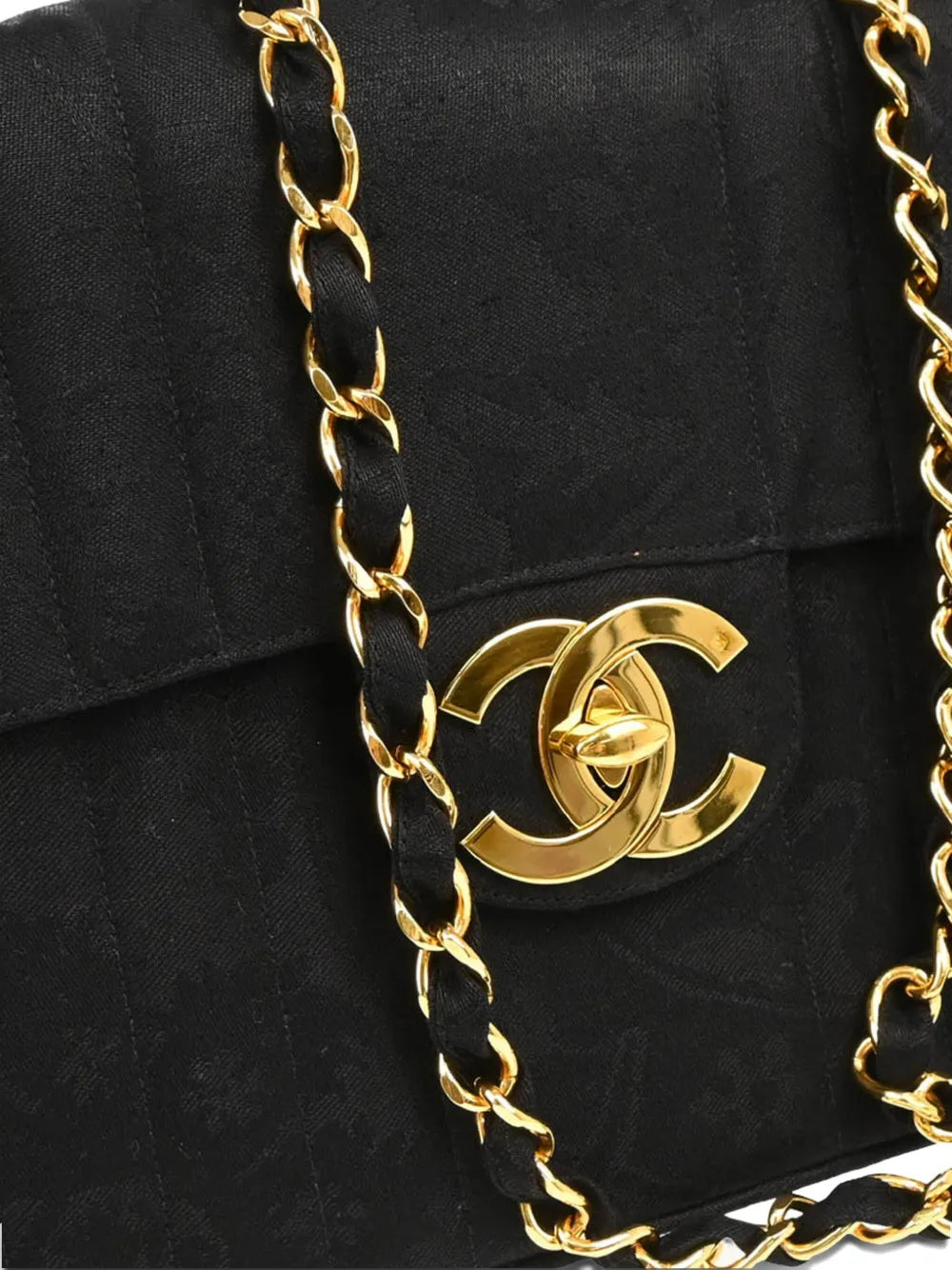 Chanel Pre Owned 1992 Jumbo Mademoiselle Classic Flap Shoulder Bag — Same as shown — Size One Size — Top View