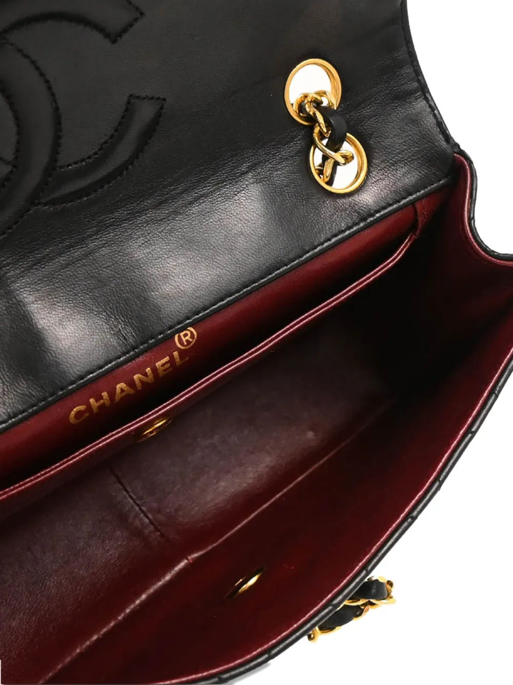 Chanel Pre Owned 1990 Diamond Quilted Shoulder Bag — Same as shown — Size One Size — Detail View