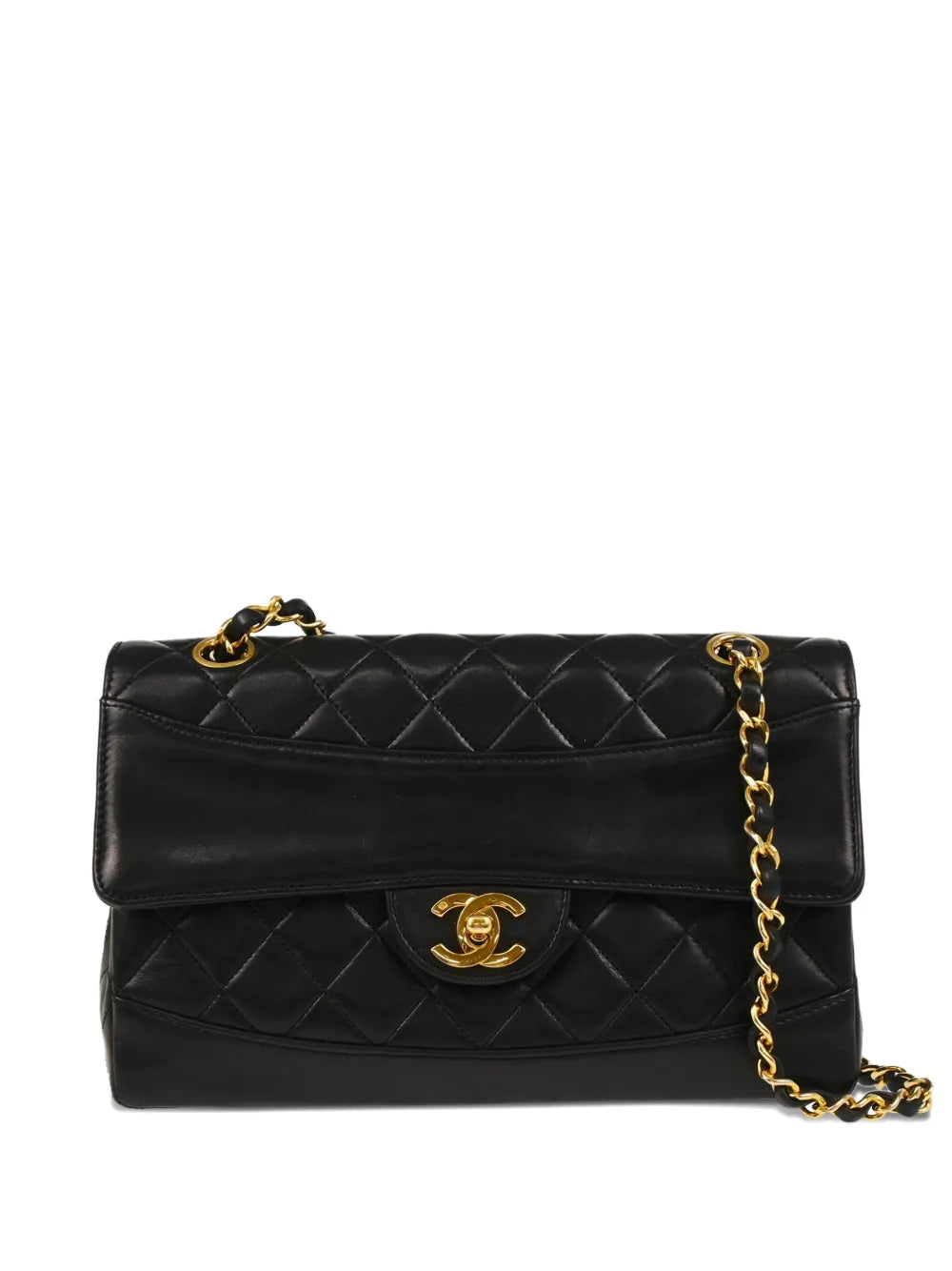 Chanel Pre Owned 1990 Diamond Quilted Shoulder Bag — Same as shown — Size One Size — Front View