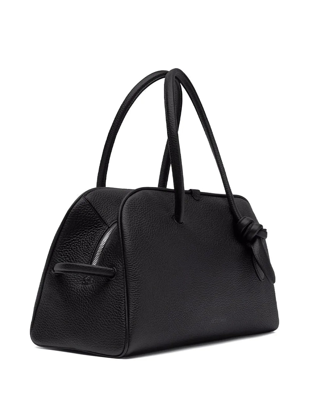 Jacquemus Knot Detail Leather Shoulder Bag — Same as shown — Size One Size — Back View