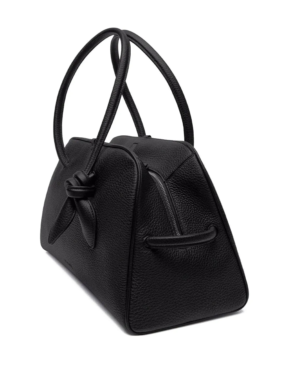 Jacquemus Knot Detail Leather Shoulder Bag — Same as shown — Size One Size — Side View