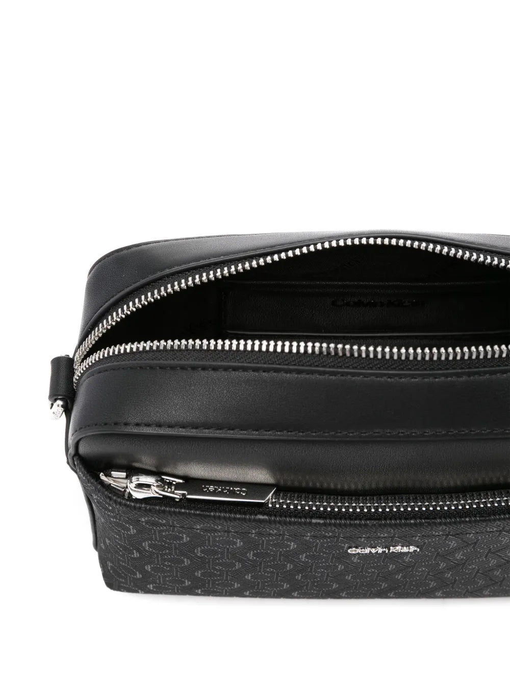 Calvin Klein Monogram Crossbody Bag — Same as shown — Size One Size — Detail View